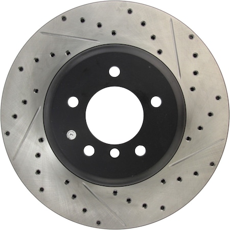 Centric Parts Sport Drilled/Slotted Brake Rotor, 127.34071L 127.34071L